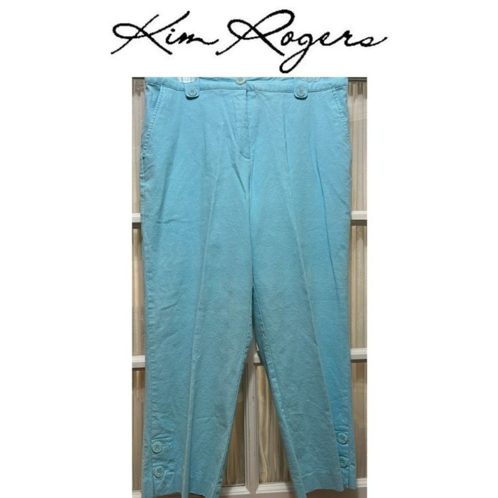 Kim Rogers Signature cropped pants; womens' size 12